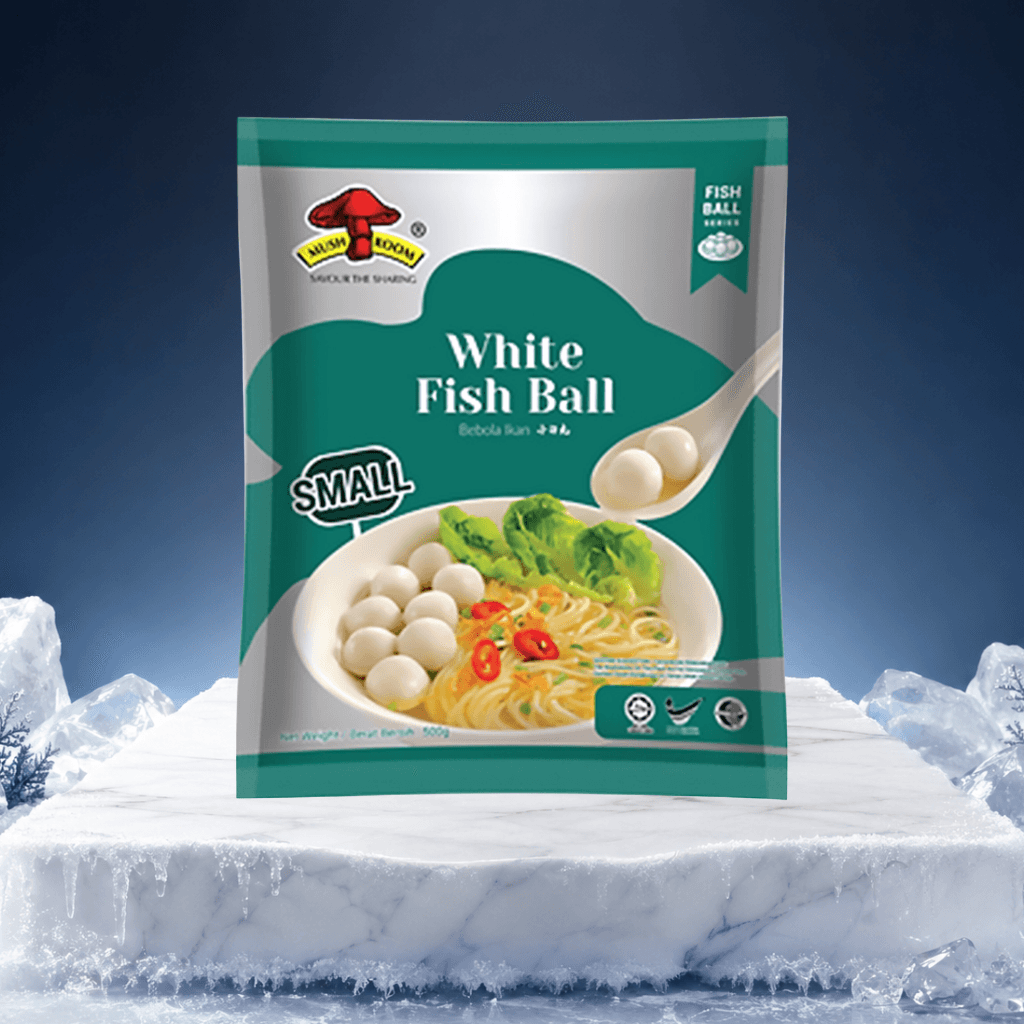 SMALL WHITE FISH BALL - MUSHROOM