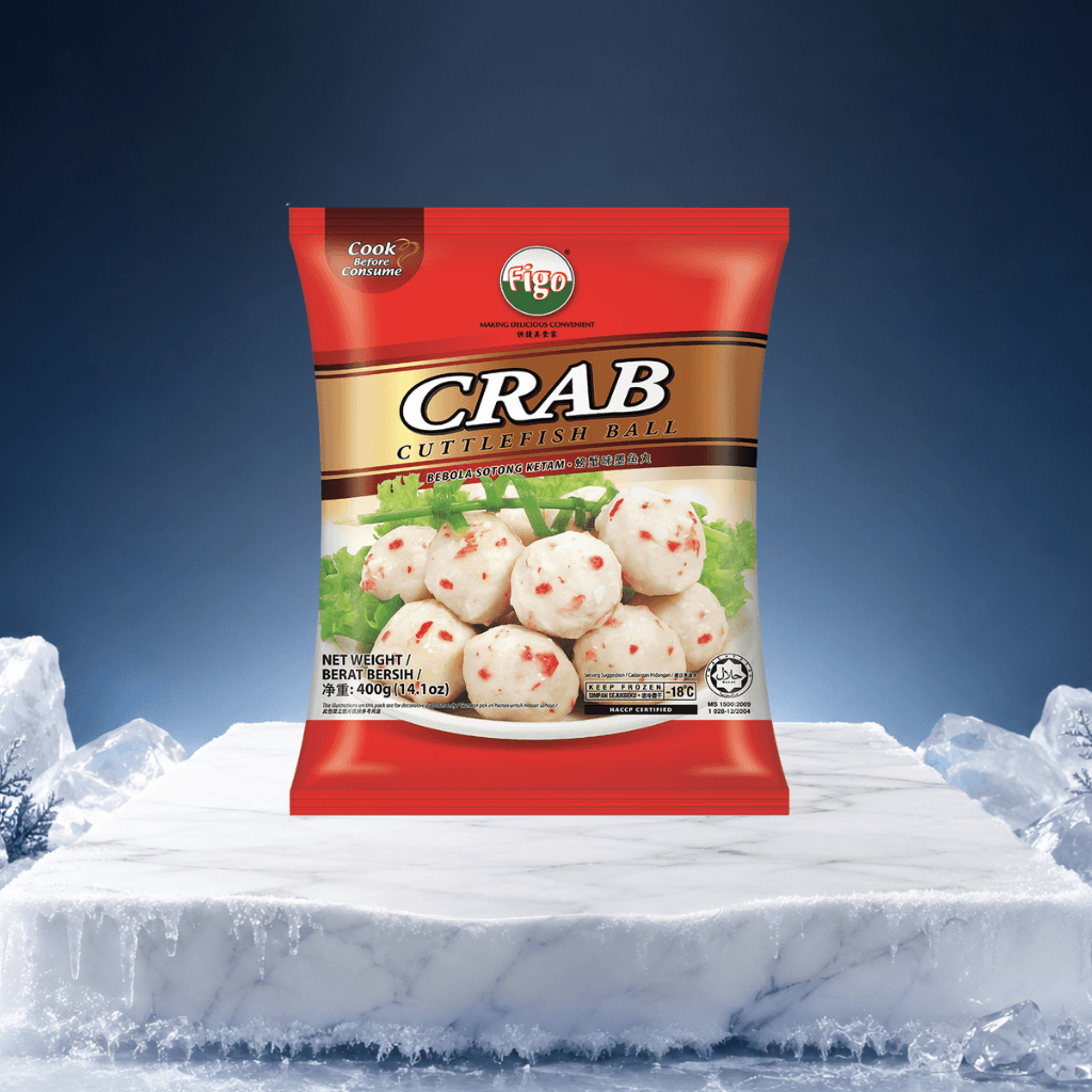 CRAB CUTTLEFISH BALL 螃蟹墨鱼丸 - FIGO