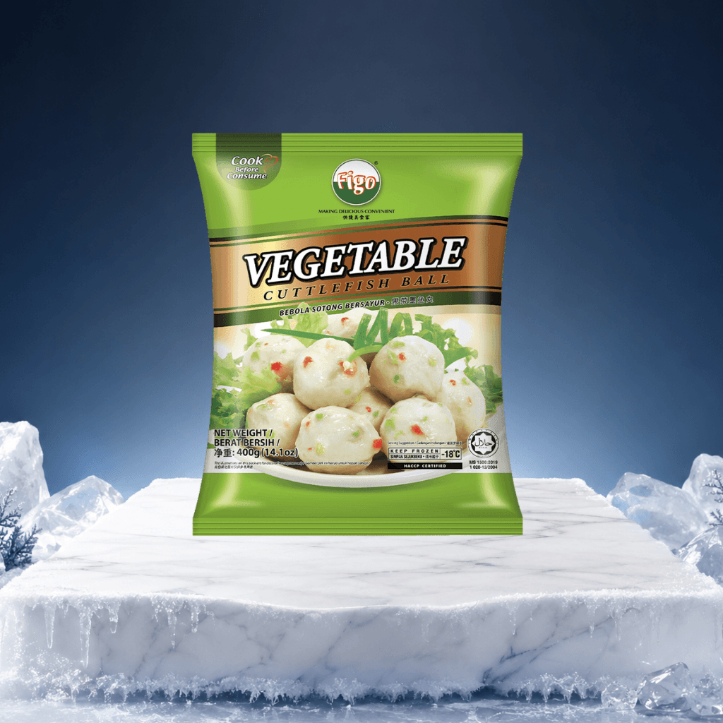 VEGETABLE CUTTLEFISH BALL 果菜墨鱼丸 - FIGO